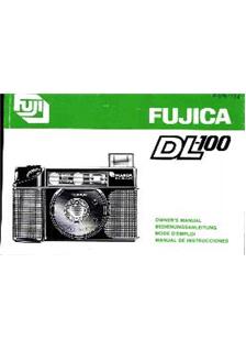 Fujifilm DL 100 manual. Camera Instructions.